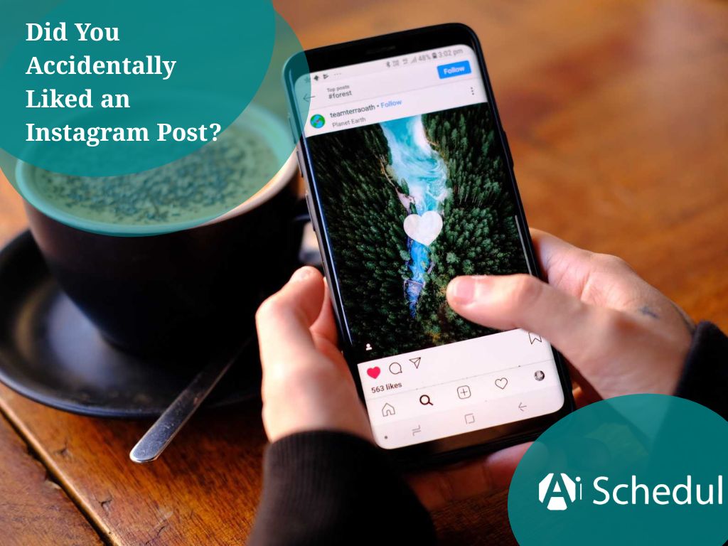 accidentally liked an Instagram post